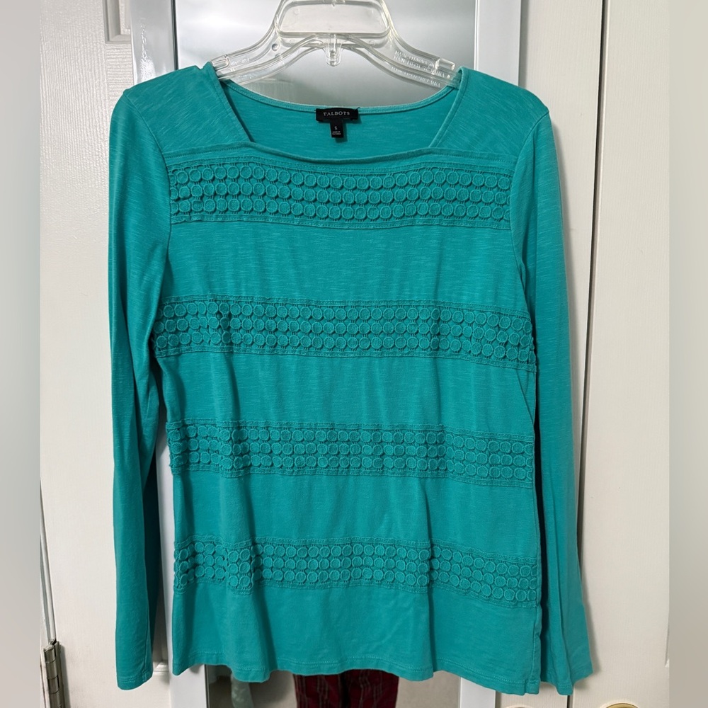 Teal Talbots Top